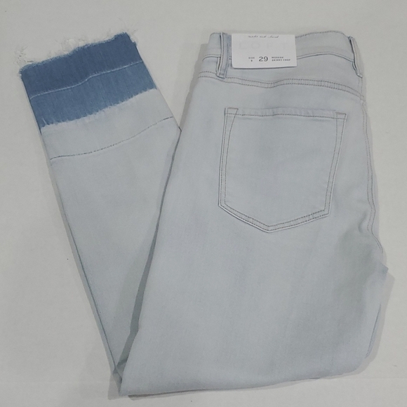 LOFT Denim - NWT LOFT Modern Skinny Crop Jeans Size 8